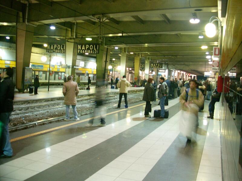 Picture from the main railway station in naples (Garibaldi)