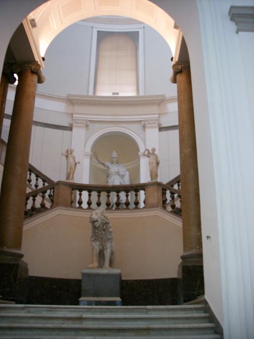 Stairway in the Museo Archeologico di Napoli
